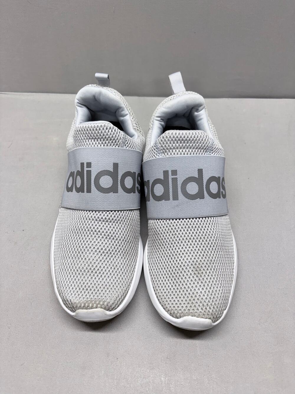 adidas Lite Racer Adapt 4.0 Mens 10.5 Gray White Slip On Running Shoes H04805